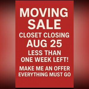 🔥 CLOSING SALE: Less than one week left! Accepting Offers! 🔥